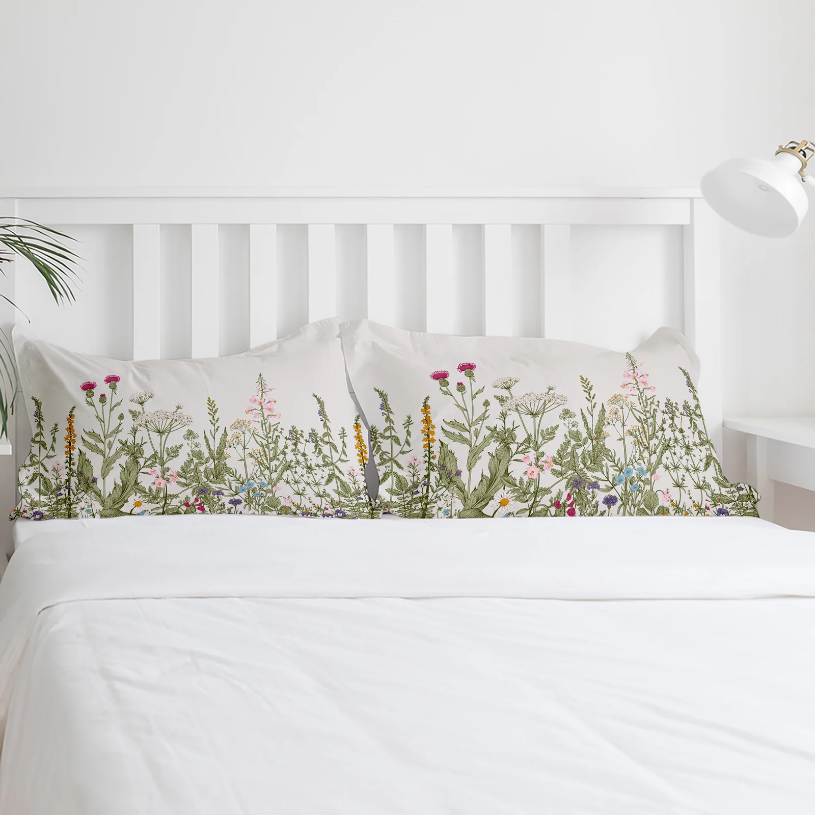 Vintage Herb Plant Flower 3pcs Duvet Cover SetPillow Case Double Comforter Bedding Set Quilt Cover Couple Bed