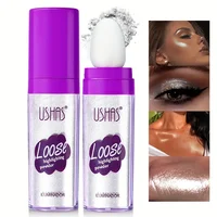 USHAS Fairy Glitter Highlighter Powder Shimmer High Gloss Sparkle Body Highlighter Powder Illuminator Multi-Use Makeup 1