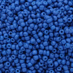 Premium Solid Color Glass Rice Beads for Jewelry Making & DIY Accessories (BL)