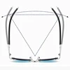 Ahora Alloy Frameless Women&Men Sun Reading Glasses Blocking Blue Light Sunglasses Spectacles Reading Glasses 0+1.0+1.5+2.0+2.5 3