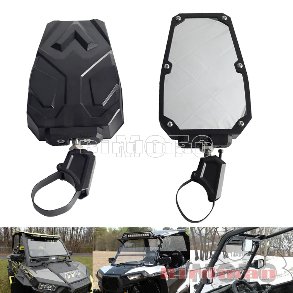 

1.5"-2" UTV Rearview Side Mirrors For Polaris RZR Ranger Can-Am Maverick Yamaha Rhino Kawasaki Honda Pioneer Talon Arctic Cat