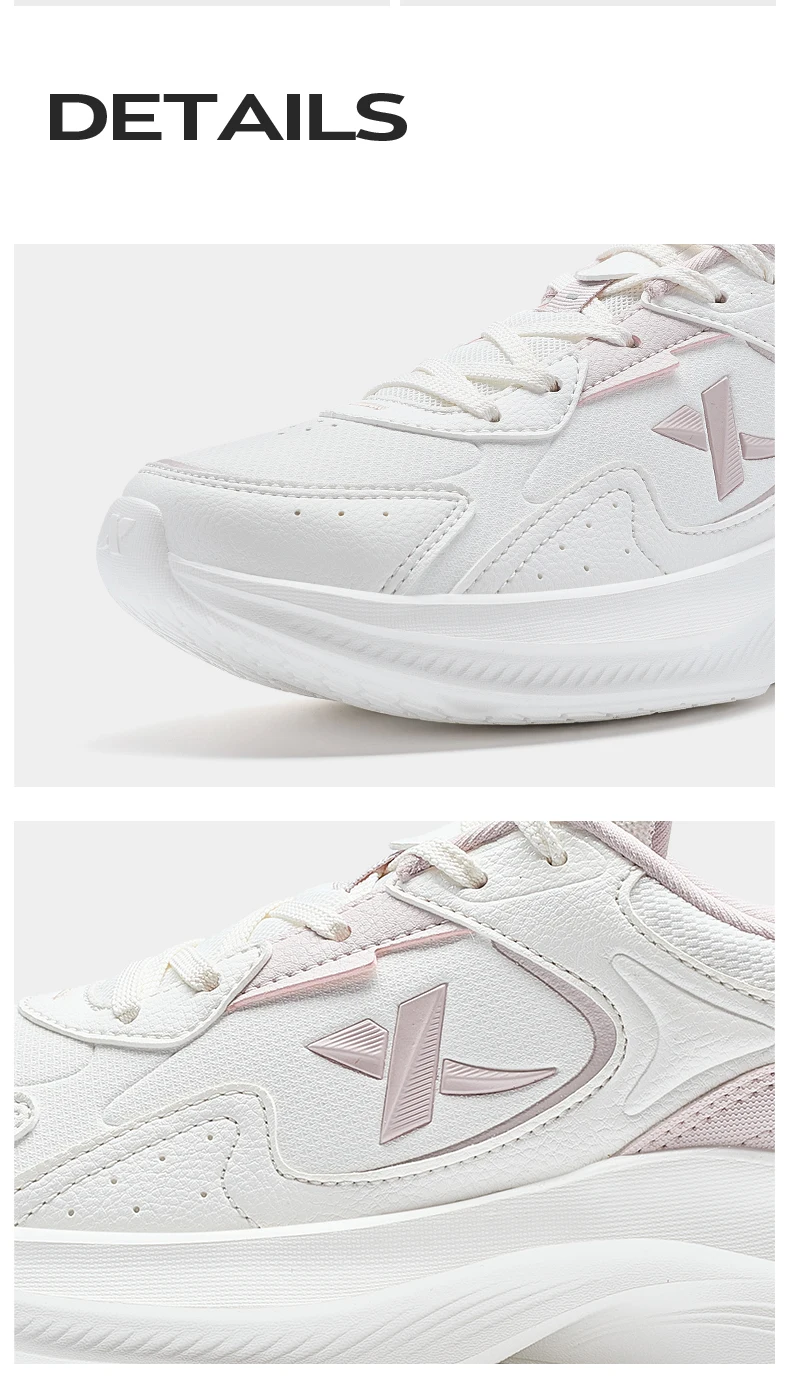 Xtep احذية الجري النساء عدم الانزلاق أحذية ناعمة خفيفة الوزن تنفس توسيد التدريب المرأة أحذية رياضية 877418110023