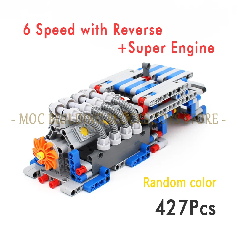 Advanced DIY Technology Building Kit: Speed Gearbox & Engine Assembly