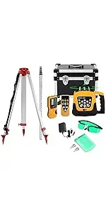 Iglobalbuy Self Leveling Horizontal Vertical Rotary Rotating Transit Construction Laser Level Kit