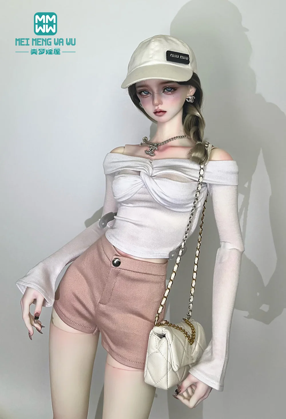 Passend für 43–60 cm große 1/3 1/4 BJD-Puppenkleidung DD SD MSD-Puppen, modische Freizeit-Shorts, Mädchen-Geschenk – Detail 11