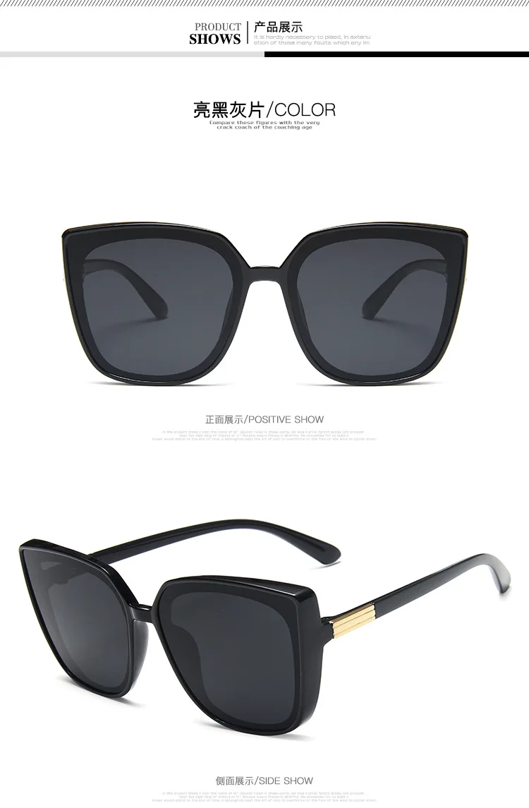 2023 New Square Sunglasses Man/Women Cat Eye Sun Glasses UV400 Brand Designer Fashion Luxurious Driver Goggles_voghion.com
