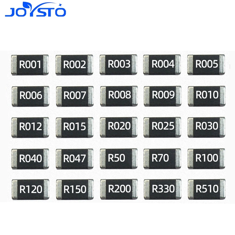 SMD Resistor 20PCS SMD Alloy Sampling Resistor 1206 1W 1% Detection Current High-Power 0.001R 1mR R001 R002 R005 0.005R 50MR
