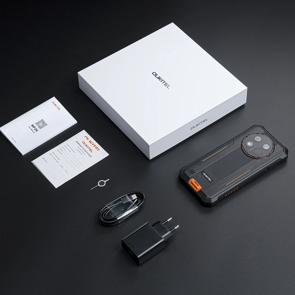 Oukitel-スマートフォンwp28,8GB,256GB,10600mAh,携帯電話,48MPカメラ