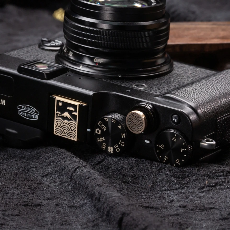 Fujisan Sakura Camera Shutter Button Camera Hot Shoe Cover For