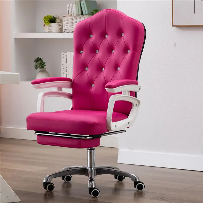 Lounge Folding Ergonomic Office Chairs Gaming Arm Swivel Leather Executive Chair Cadeiras De Escritorio Office Furniture WKOC
