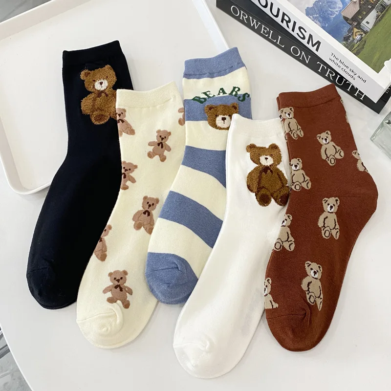 Women's Cotton Socks Cotton Tube Socks Medium Socks Socks Kawaii