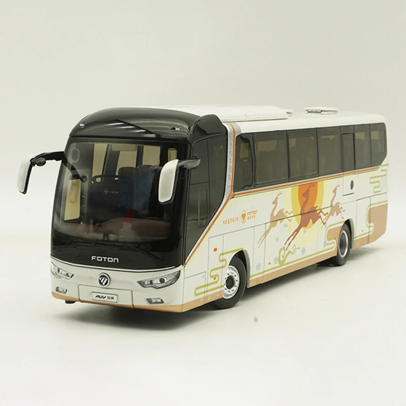 専用翔平 1:36スケール Foton Ohui BJ6122 観光バスモデル Diecast Alloy 1:36 Scale Foton Ouhui BJ6122 Luxury Bus Cars Model