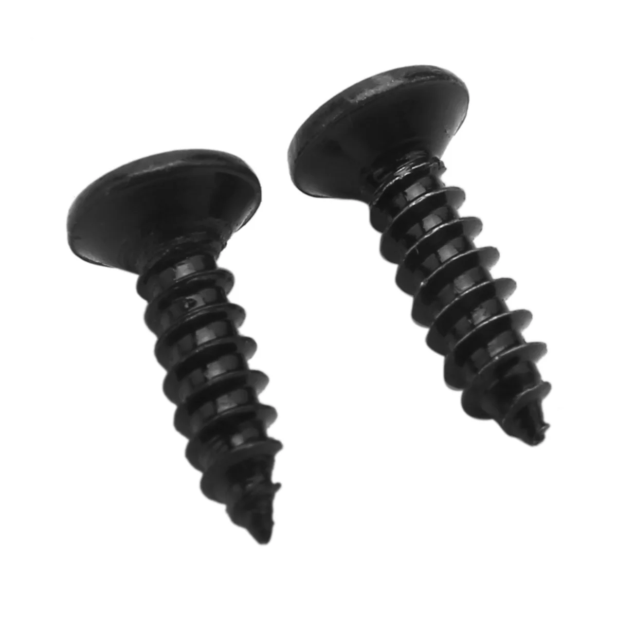 BAAU 600 Piece Bass and Guitar Pickguard Mounting Screws Scratch Plate, Silver and Black