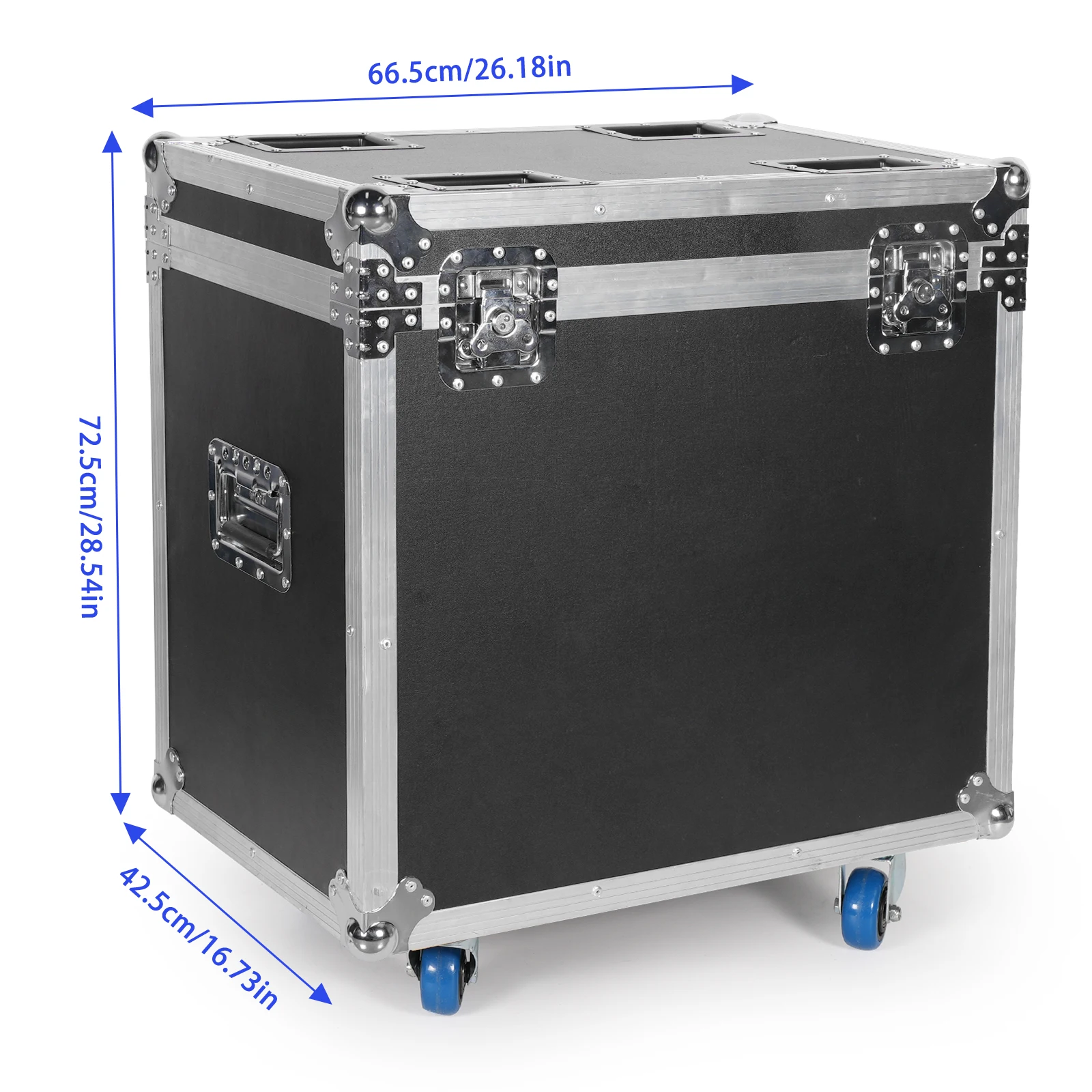 Fieryzeal Airline Case Heavy-duty Gator Case with Built in Wheels and Handle for (2) 380W Beam Moving Head Light LED Stage Light 2