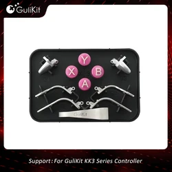 GuliKit KingKong 3 Controller Accessory Pack with Rear Paddles, Custom Button Set, and Keycap Puller (Retro)