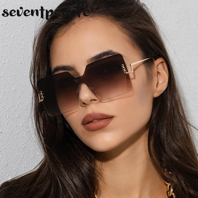 Channel Sunglasses Women  Sun Glasses - Rimless Square