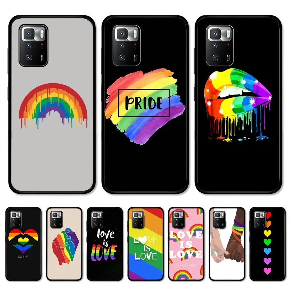 

LGBT Rainbow Phone Case For Redmi Note 4 X 5 A 6 7 8 Pro T 9 Pro 9S 10 Pro 11 Pro 11S 11Epro PocoM3pro