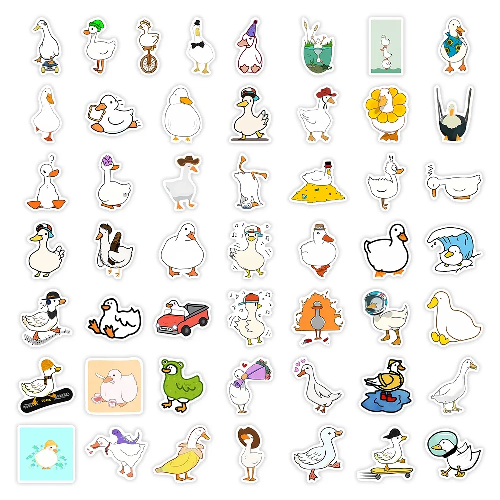 Funny Cartoon Goose duck Stickers DIY Toy Gift Decorative Graffiti Decal For Phone Luggage Laptop Bottles Scrapbook Waterproof cartoon stickers decorative stickers self adhesive stickers paper stickers adhesive stickers decorative labels stickers animal stickers cartoon sticker