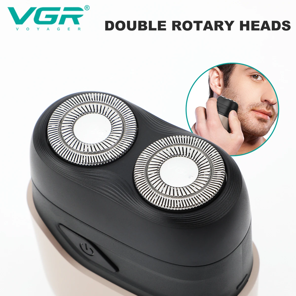VGR Hair Trimmer Professional Waterproof Travel Mini Beard Trimmer IPX7 Portable Reciprocating Foil Trimmer for Men V-345 2