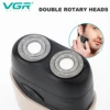 VGR Hair Trimmer Professional Waterproof Travel Mini Beard Trimmer IPX7 Portable Reciprocating Foil Trimmer for Men V-345 2