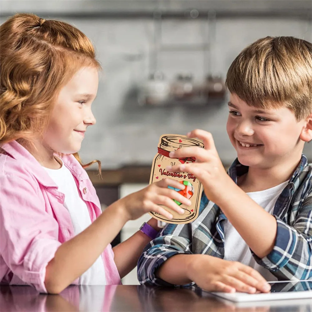 Cards Valentines Day Gift Heart-Shaped Postcard Wedding Invitation Greeting Cards Anniversary for Her Valentines Day Gift Card