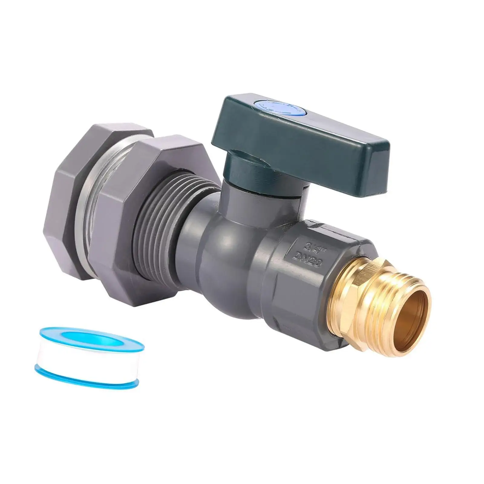 Water Barrel PVC Garden Diverter Kit Garden Faucet Kit 3/4 Water Barrel PVC Garden Diverter Kit Garden Faucet Kit 3/4