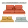 CRIUSJA Couch Cover for Soderhamn 3 Seat Sofa, Sofa Cover for 2 Cushion Couch,Couch Covers with Cushion Covers 1