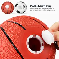 2 Pcs Gift Travel Kids Piggy Bank Mini Basketball Vinyl Soccer Coin Banks for Adults Unique 2