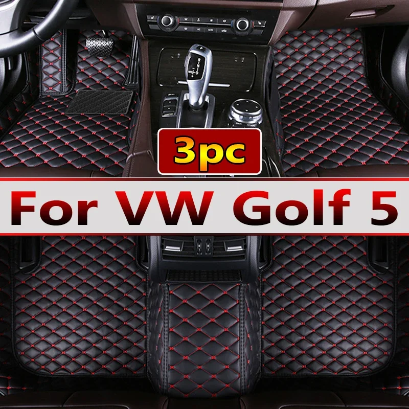 

Car Floor Mats For Volkswagen vw Golf 5 MK5 2008 2007 2006 2005 2004 Carpets Foot Pads Accessories Interior Rugs Replacement