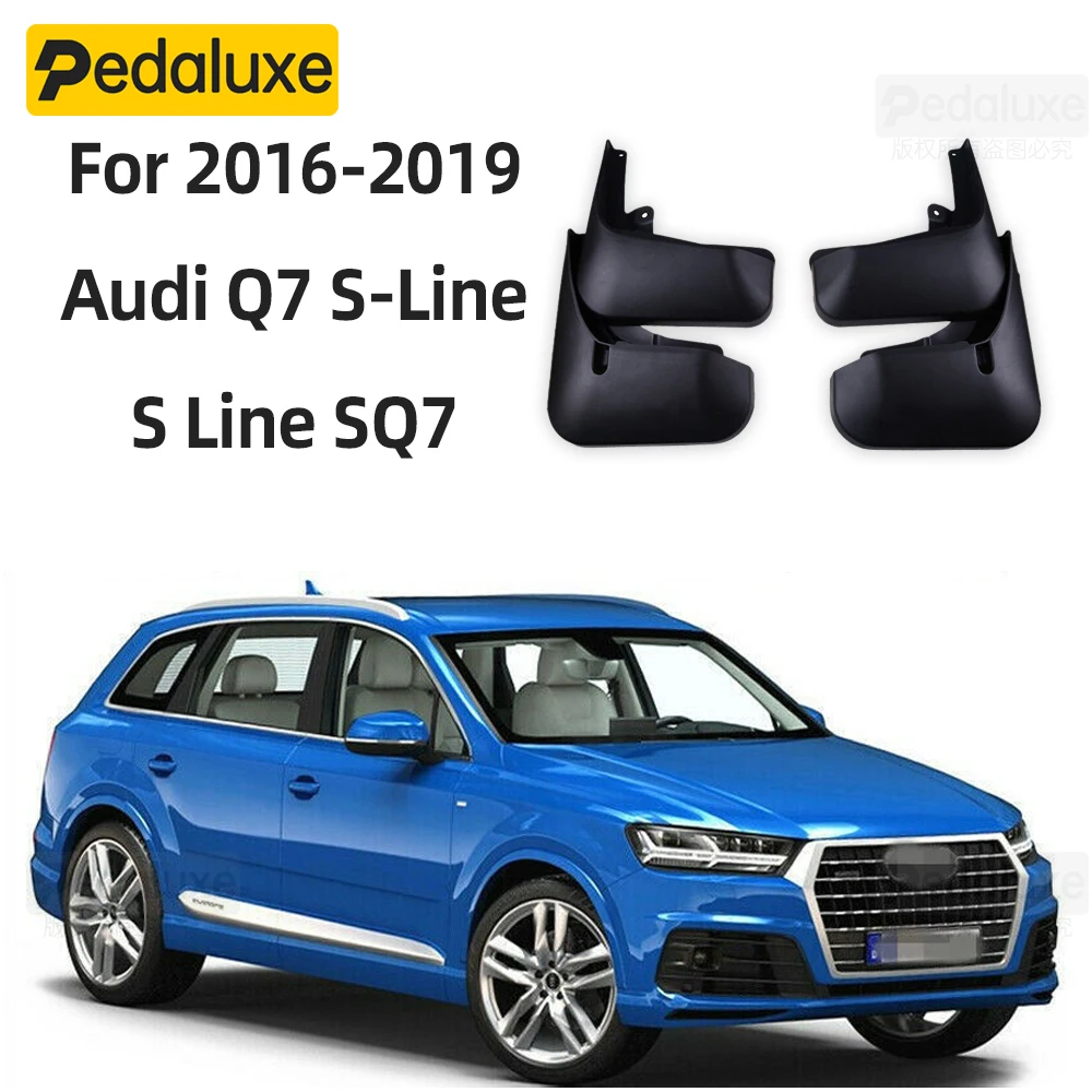 Genuine New Set Paraspruzzi Paraspruzzi Per Audi Q7 S-Line S Line Sq7 Dal 2016 Al 2019