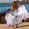 Re Zero Rem Anime Beach Swimming Towel Soft Absorbent Washcloth Children's Gifts for Kids Travel Camping Gym 5