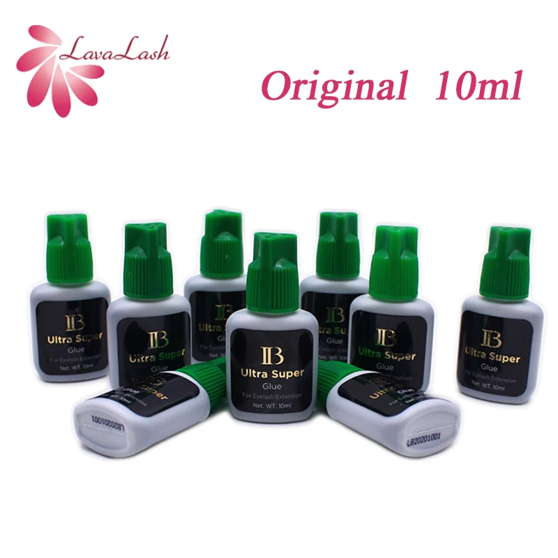 10 bottles Black False Eyelashes Glue IB Ultra Super Glue Individual Fast drying glue for eyelash extensions  5ml/10ml