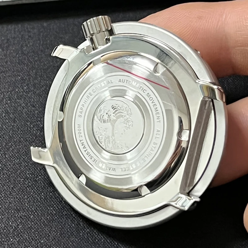 SBBN031 Tuna Watch Case Modified Stainless Steel For Seiko NH35/36 Automatic Sapphire Crystal Suitable For Men's Diver Watch