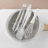 4 件/套 Silicone Baking Set Cake Cream Spatula Scraper Kitchen Household Egg Whisk Barbecue Oil Brush Food Clip Gadget Kitchen 6
