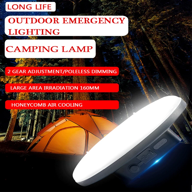 

15600mah Portable High Power Rechargeable LED Magnet Flashlight Camping Lantern Fishing Light Outdoor Work Repair Lighting Z20
