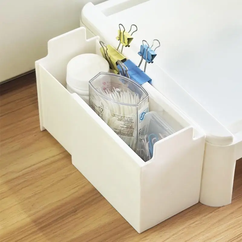 조절 가능한 서랍 칸막이 플라스틱 수납 정리함 (주방, 욕실, 사무실 책상 서랍 정리용)
