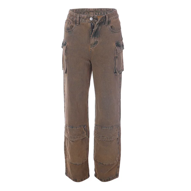 Denim Tie-Dye Cargo Pants – Congruent Space *₊˚⁎*₊