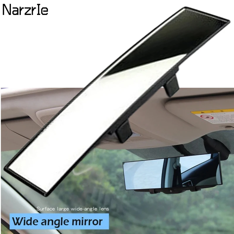 1pcs-Universal-HD-Car-Rear-View-Mirror-Wide-angle-Rearview-Mirror-Plane ...