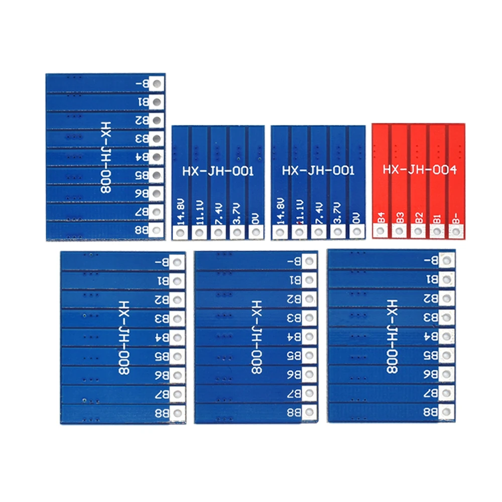 6S 7S 8S 3S 4S 5S 21V 4.2V Scheda di protezione funzione di bilanciamento 68mA 5S Li-ion Lipo Batteria al litio 18650 batterie bilanciate - immagine 3
