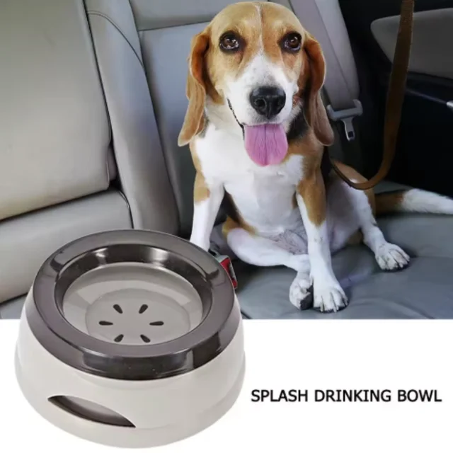 Portable Plastic Pet Dog Bowls Floating Design No Spill Cat Bowl Water Feeder Dry Mouth Dog Accessories 6
