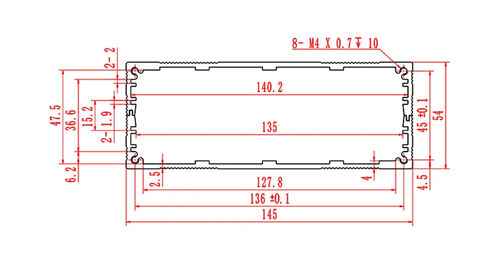 Tipo Split Metal Junction Box, PCB Board