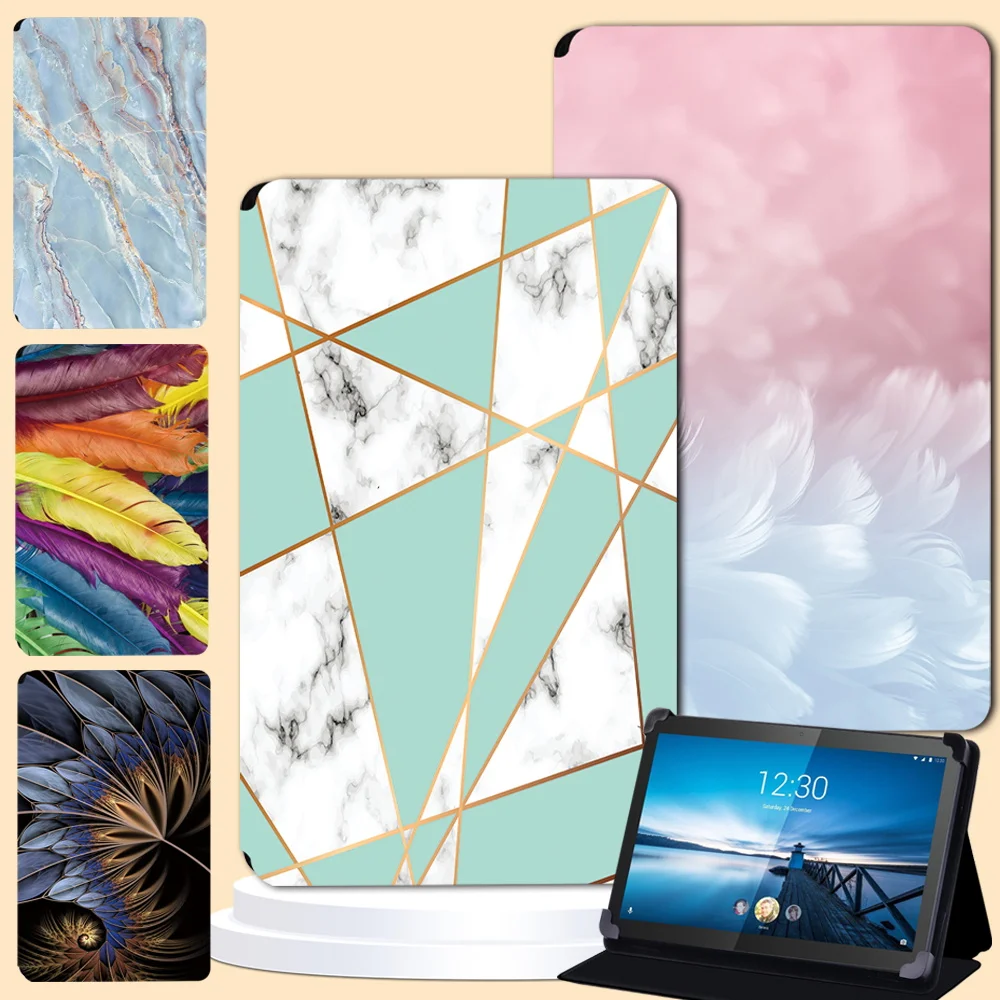 Custodia Per Lenovo Tab M10 10.1 "/M8 8"/E7/M10 Plus/P11 11.2/Tablet 2 10.1 "/Yoga Book 10.1" Supporto Regolabile Tablet Cover