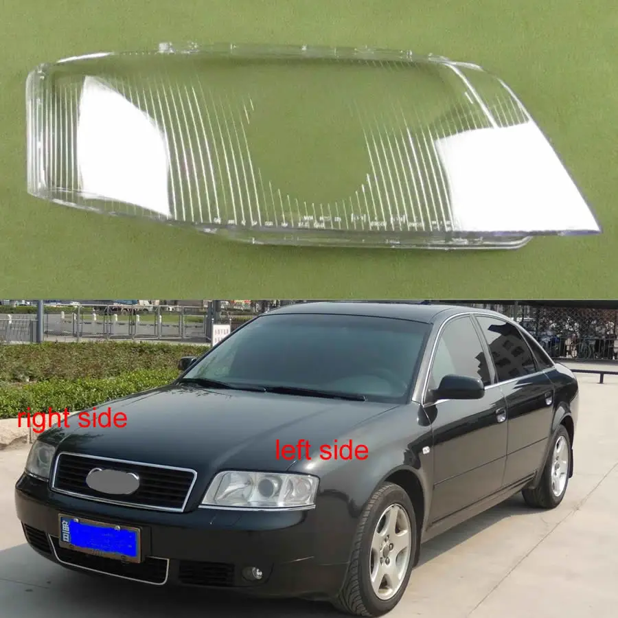 For Audi A6 C5 1999 2000 2001 2002 Headlamp Cover Lens Lamp Shade