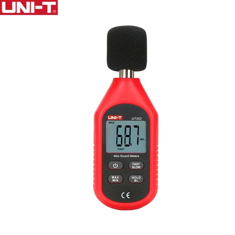 UNI-T UT353 Noise Measuring Instrument db Meter 30~130dB Mini Audio Sound Level Meter Decibel Monitor sound level meter digital noise meter