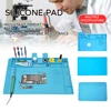 Silicone Soldering Mat ESD Antistatic Heat Resistant Insulation Work Mat Soldering Station Kit Repair Pad Maintenance Platform 1