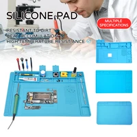 Silicone Soldering Mat ESD Antistatic Heat Resistant Insulation Work Mat Soldering Station Kit Repair Pad Maintenance Platform 1