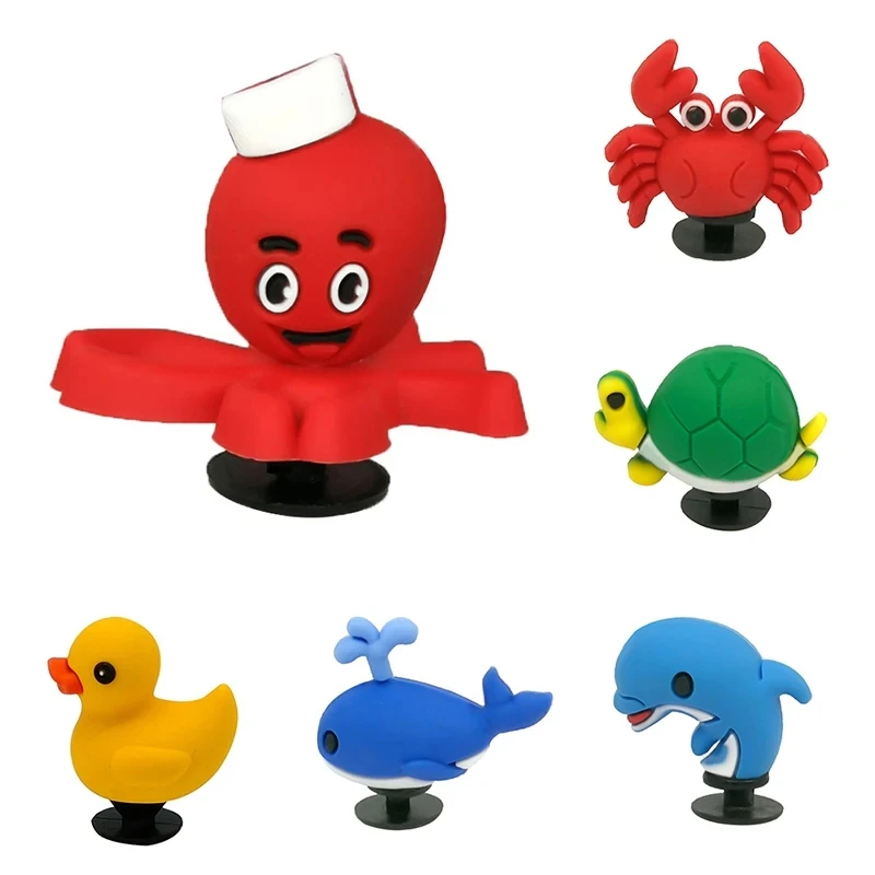 Shoe Charms 1PCS Kawaii Frogs Bees 3D Cute Dinosaur Duck Bunny Croc Jeans Shoe Decoration Kids Gift Garden Sandal Accessories
