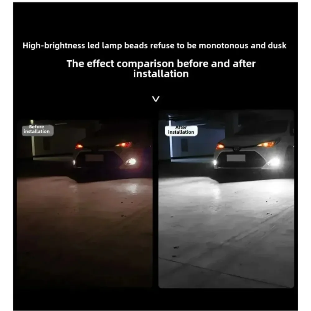 1개 자동차 레이저 안개등, 프로젝터 렌즈가 있는 H7/H11/9006 LED 전구, 12V 운전등