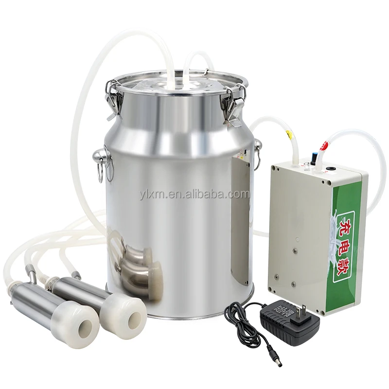 

Dairy Farm 5L/10L Mini Milking Equipment Rechargeable Single Cow Sheep Milk Sucking Machine Portable Cow Goat Milk Machine