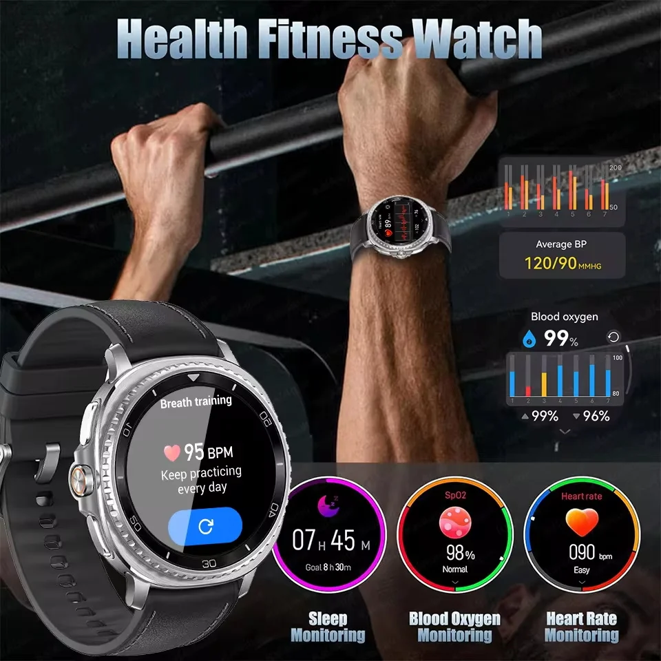 2025 Watch 8 Ultra Classic Original SmartWatch Men AMOLED Display GPS Navigation NFC 3ATM Waterproof Swim Sport track Smartwatch